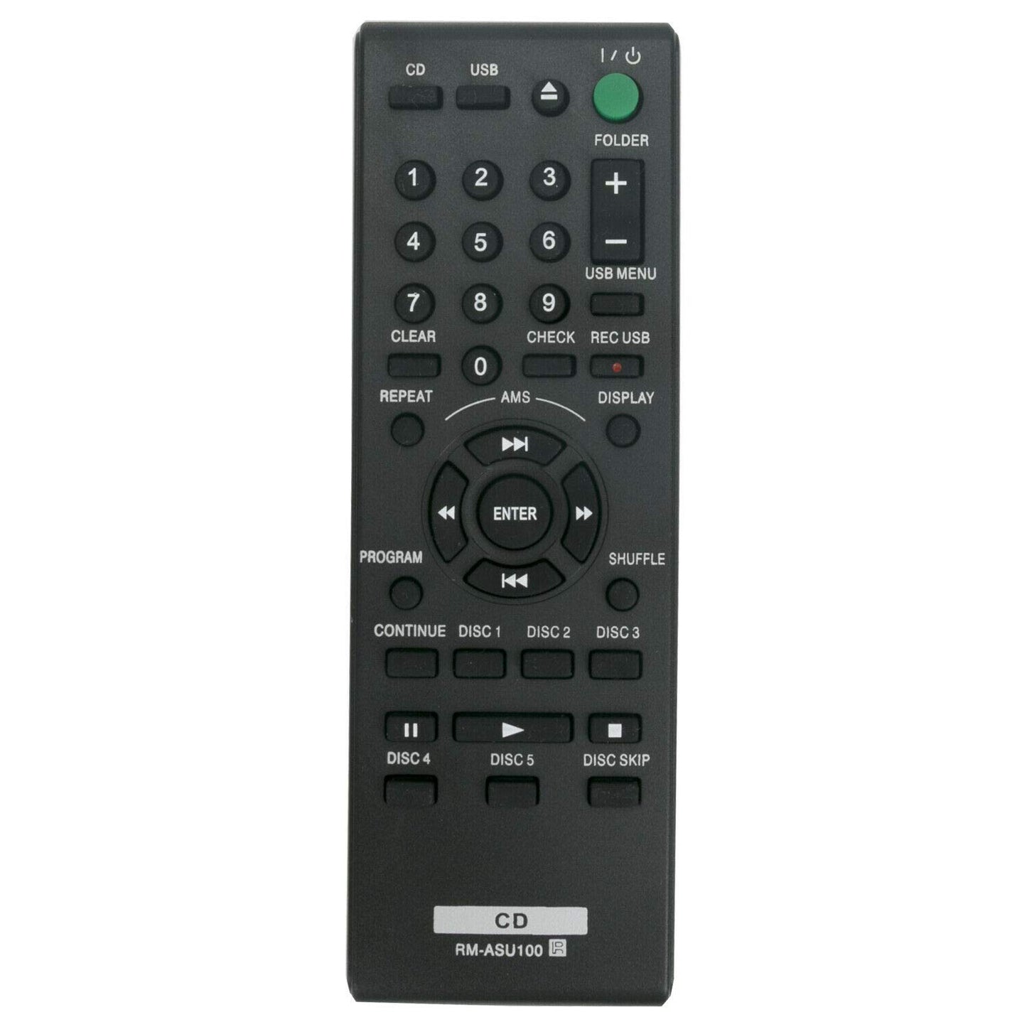 New - RM-ASU100 Remote Control Replace for Sony Compact Disc Player CDP-CE500 CDPCE500