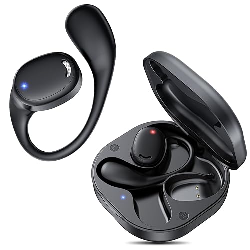 EXECCZO Open Ear Headphones - Airflow Pro Bluetooth 5.3 Earbud Wireless Earphones Headset for Running and Outdoor Activities with Immersive…
