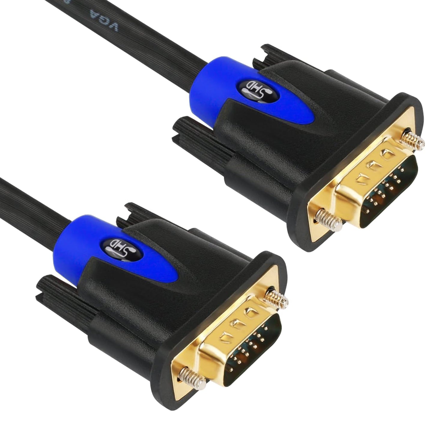 SHD VGA Cable, VGA to VGA HD15 Monitor Cable for PC Laptop TV Projector-3Feet
