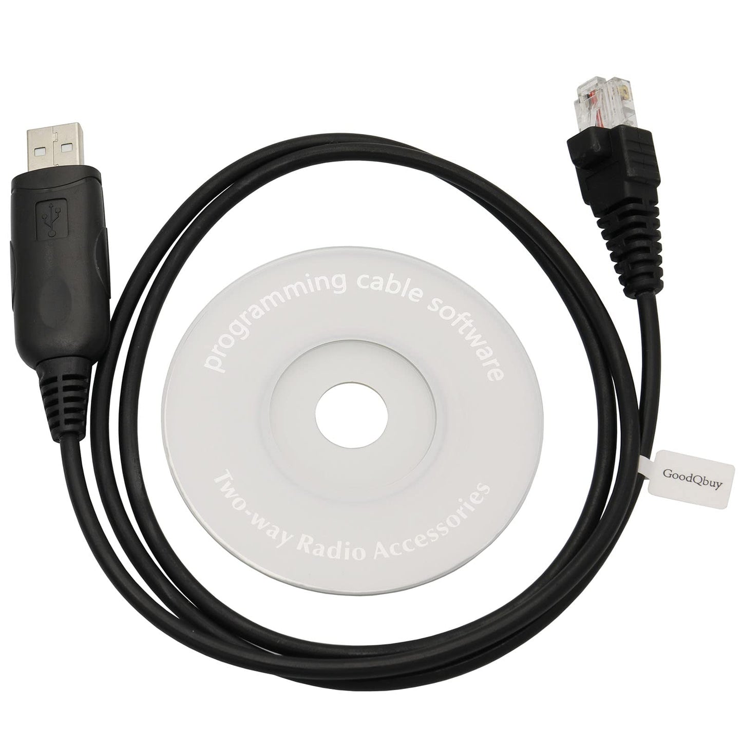 GoodQbuy KPG-46 USB Programming Cable for Kenwood Radio TM-261A TM-271A TM-281A TK-863G TK-868 TK-868G TK-880 TK-880G TK-8108 TK-8150 NX-700 NX-800