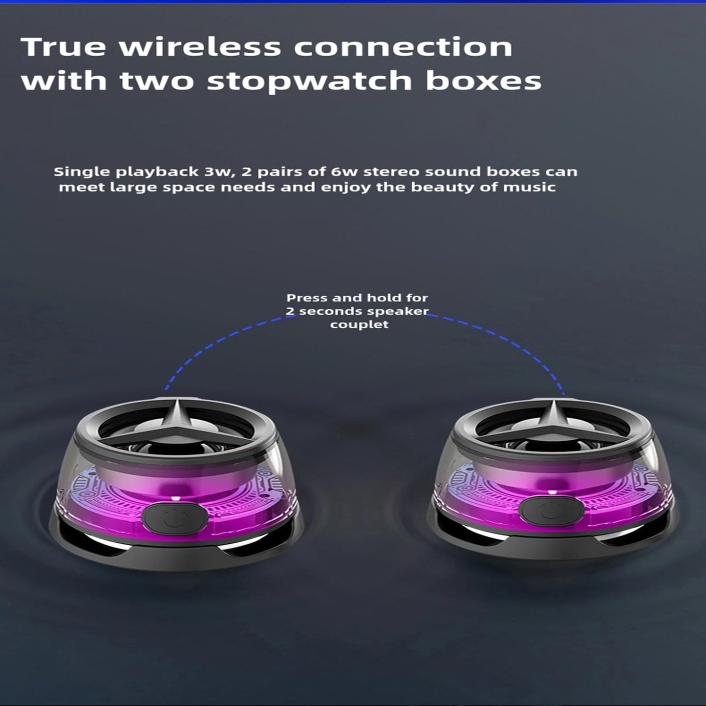 JinXiHua Magnetic Bluetooth Speaker, Cell Phone Holder Wireless Bluetooth, Small Speakers with Big Volume, IPX7 Waterproof Mini Speaker, Compact