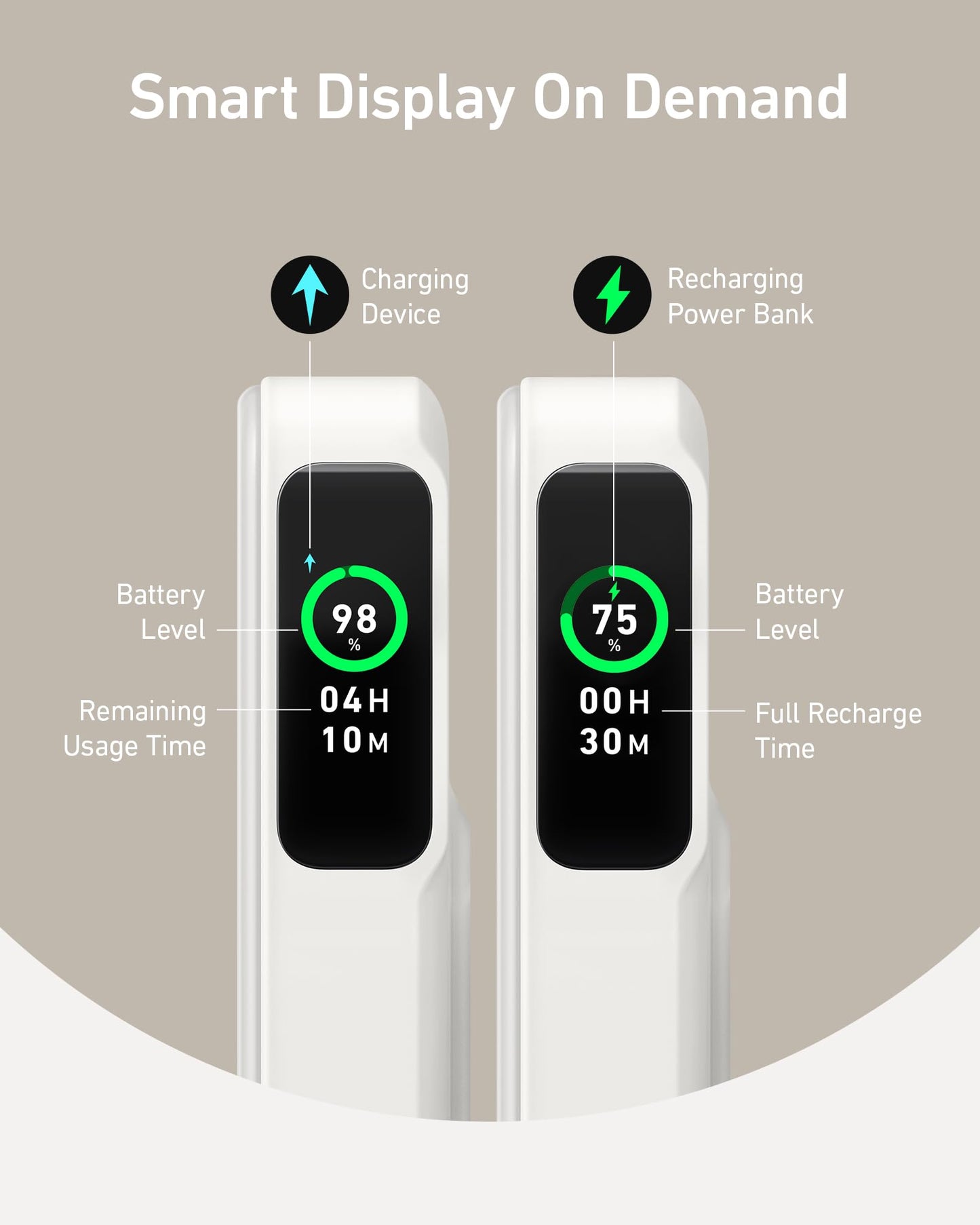 Anker MagGo Power Bank, 10,000mAh Qi2-Certified 15W Max Portable Charger