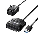 UGREEN SATA to USB 3.0 Adapter Cable for 3.5 2.5 Inch SSD/HDD Hard Drive Reader SATA III Hard Drive Disk Converter Support UASP Compatible