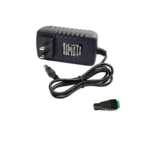 24V 1A AC Adapter Power Supply 100-240V AC to DC 24Volts 1A 24W Converter Transformer Switching Power Supply with 5.5mmx2.5mm Plug for LED Strip…