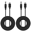 AITRIP 2PCS DC to Type C USB PD12V 5.5x2.5mm (Compatible with 5.5mm x 2.1mm) Power Supply Cable for Wireless Router Laptop LED Strip Speaker CCTV