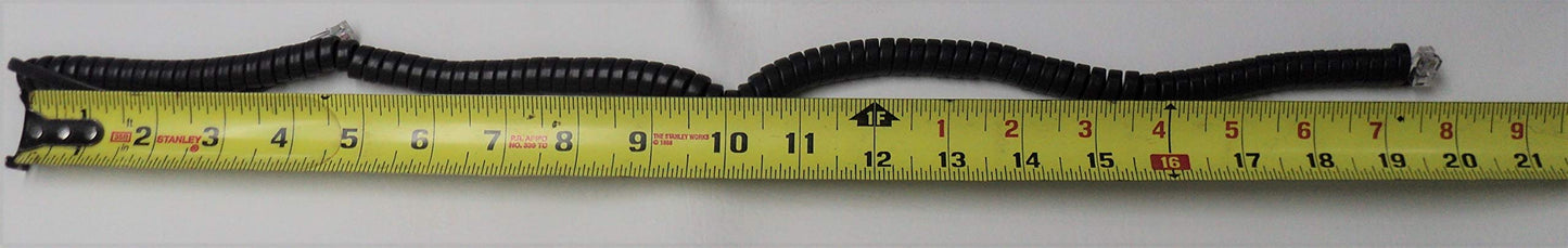 Gray 12' Ft Handset Receiver Cords Compatible with Cisco IP Phone 7800 7900 8800 SPA Series 7841 7861 7940 7942 7960 7962 8811 8841 8851 Charcoal