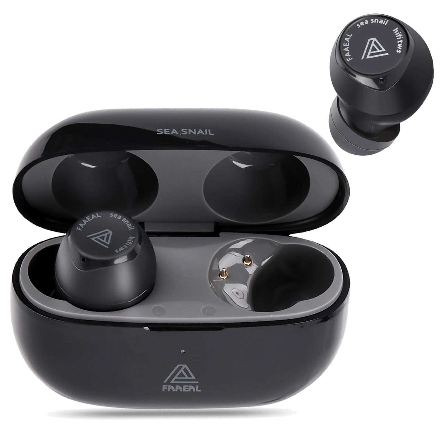 FAAEAL Bluetooth 5.3 Wireless Earbuds with Wireless Charging Case,Waterproof Stereo Headphones in Ear Built in Mic Headset Premium Sound with Deep…