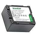 Kastar Battery Replacement for Panasonic CGA-DU07, NV-GS40 GS44 GS47 GS50 GS55 GS57 GS58 PV-GS150 GS180 GS200 GS300 GS320 GS400 GS500 SDR-H250 H280