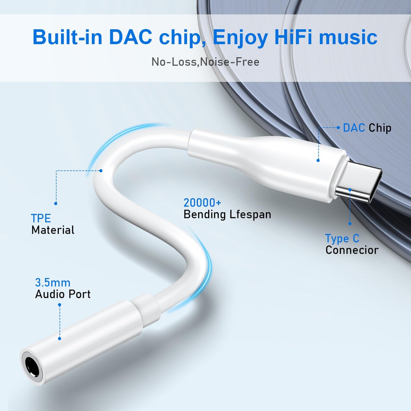 Pixel 10a 9 USB Type C to 3.5mm Headphone Adapter for Google Pixel 10 Pro XL 9a 8,iPhone 17e 16,Samsung USB C to Aux Audio Jack Adapter Dongle Cable