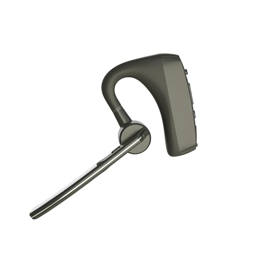 NVAHVA Trucker Bluetooth Headset with Pro 70dB Noise Canceling, Wireless Headset with Mute Mic for Work, One Ear Piece Hands-Free Bluetooth Headphones