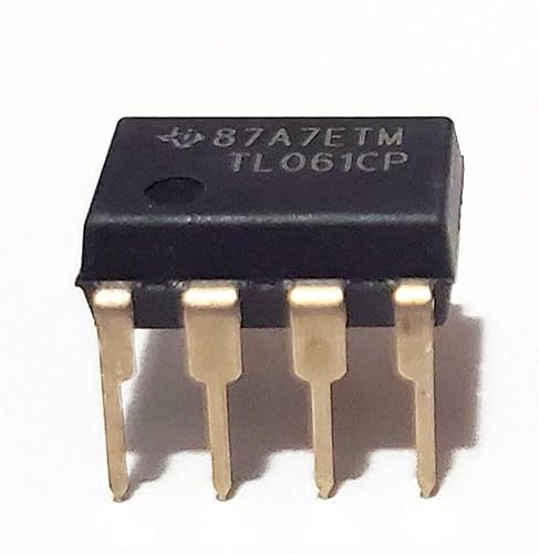 Juried Engineering TL061CP TL061 Low-Power JFET-Input Operational Amplifier Op Amp Breadboard-Friendly IC DIP-8 (Pack of 10)
