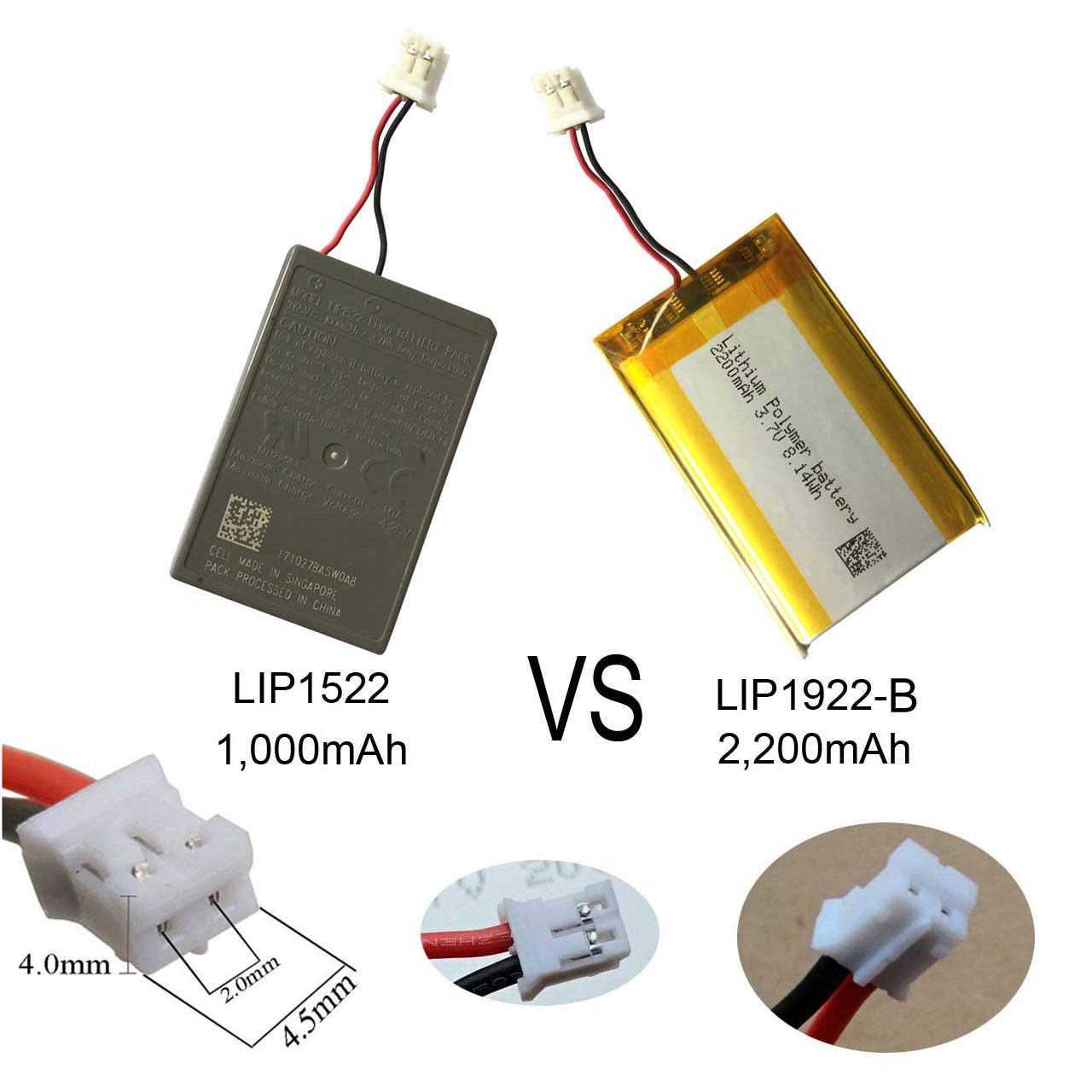 AOLIKES PS4 Controller Battery 3.7v 2200mAh Replacement for Sony PlayStation 4 DualShock 4 Wireless Controller CUH-ZCT1E CUH-ZCT2E CUH-ZCT1U CUH-ZCT2U