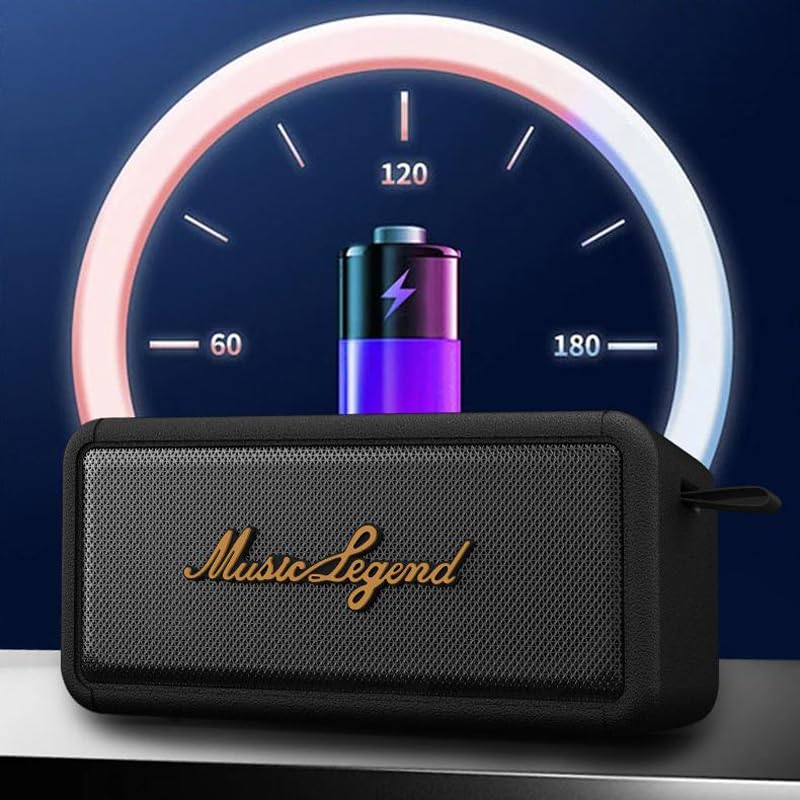 KATPOSIN Portable Bluetooth Speaker, IPX6 Waterproof, TWS, 30W Speakers, Bluetooth 5.3, with MIC Support for Call Function, TF/USB/AUX Playback
