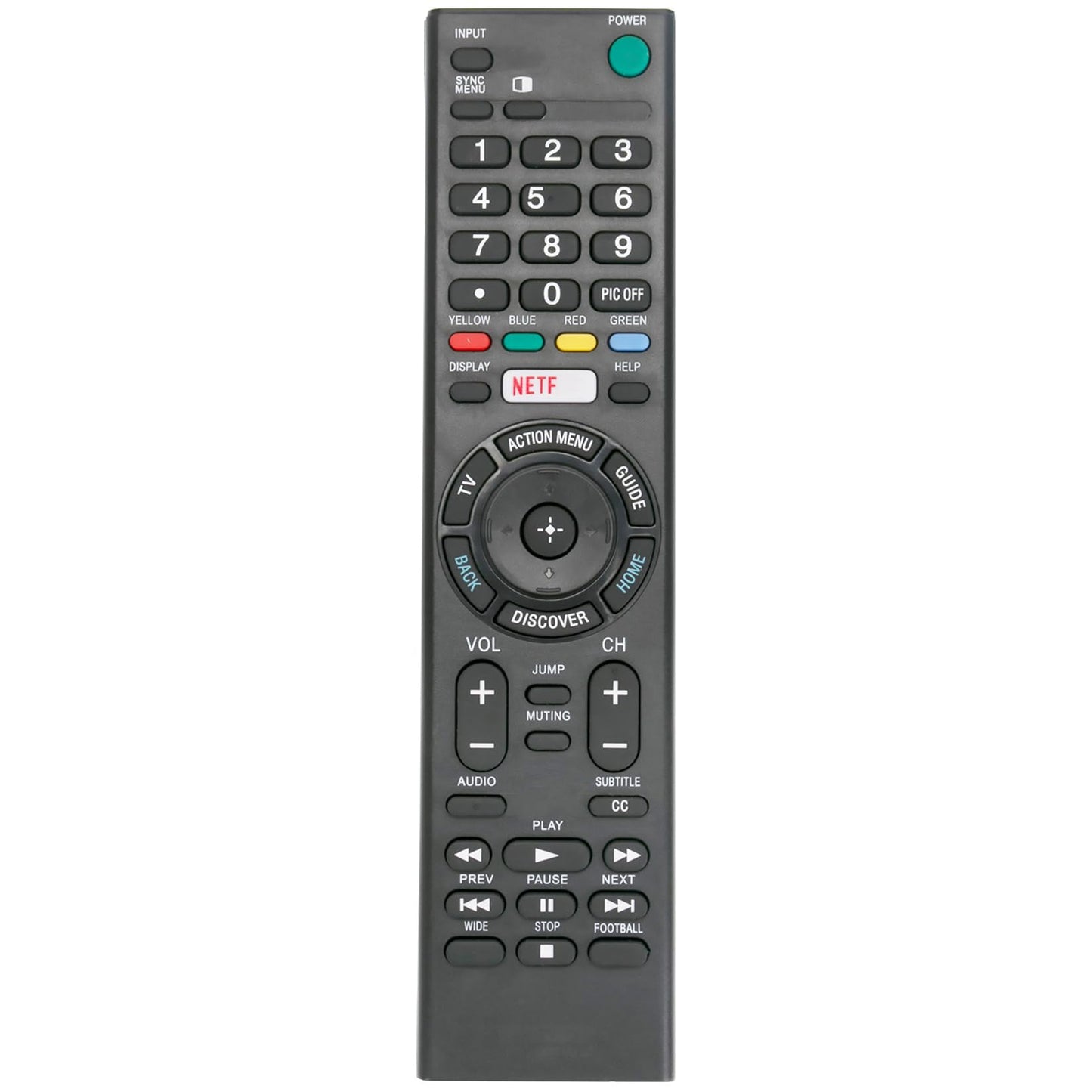 RMT-TX100U Replaced Remote fit for Sony Bravia TV XBR-65X890C XBR-55X890C XBR-55X850C XBR-49X830C XBR-43X830C XBR-75X880C KDL-75W850C KDL-65W850C