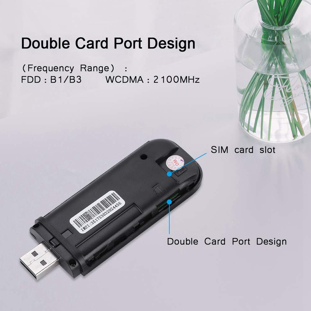 Network Adapter, 4G LTE USB Portable Router Pocket Mobile Hotspot Network Travel Smart Router (with )