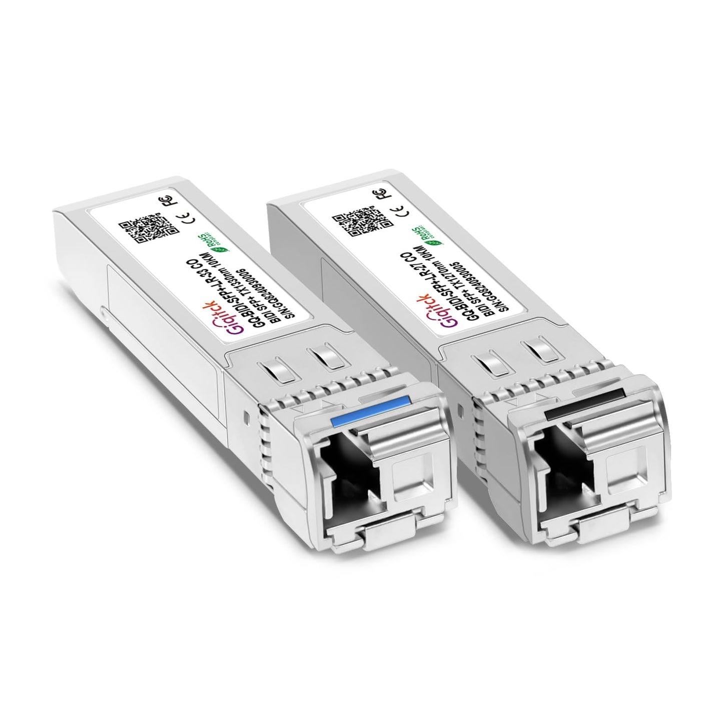 1 Pair 10GBASE-BX10-UD BiDi SFP+ Module, TX-1270nm/1330nm,RX-1330nm/1270nm 10km DOM Simplex LC/'SMF Optical Transceiver Mini Gbic for Cisco