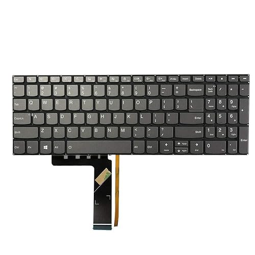 New US Black English Backlit Laptop Keyboard (Without palmrest) for Lenovo Yoga C940-15IRH Light Backlight