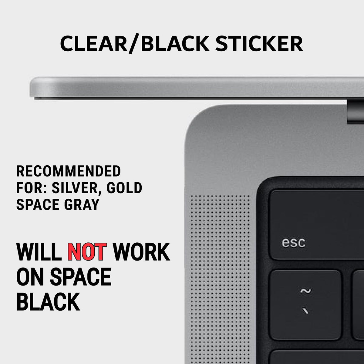 Synerlogic (2pcs) Mac OS Shortcuts Sticker for Air/Pro | Keyboard Stickers for macOS | Laminated Vinyl MacBook Cheatsheet | MacBook Shortcuts 2026