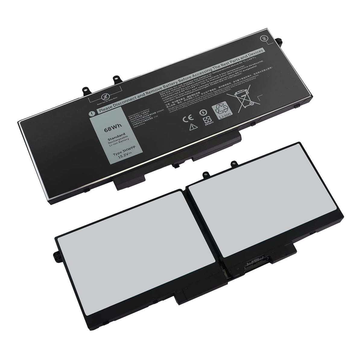 3HWPP 68Wh 5510 Laptop Battery Replacement for Dell Latitude 5410 5511 5501 5411 5401, Dell Black Inspiron 17 7500 7506 2n1 Inspiron 7706 2-in-1