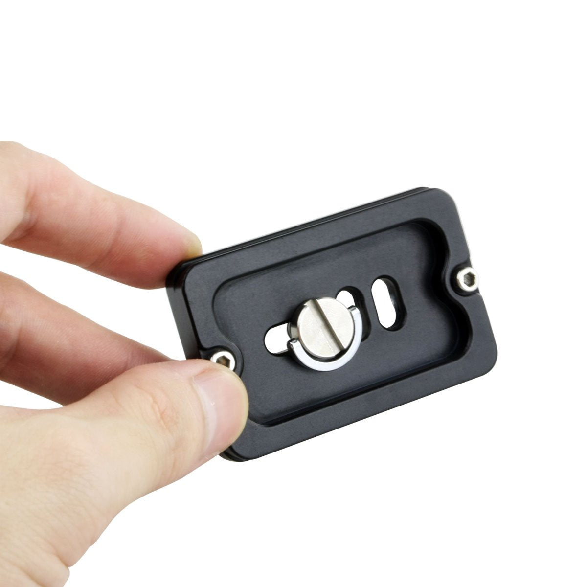 Haoge 60mm QR Quick Release Plate with D-Ring Screw Fits Arca-Swiss Standard for Tripod Ball Head Clamp Camera Lens