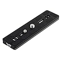 Haoge 150mm QR Quick Release Plate Dual Dovetail and D-Ring Screw Fits Arca-Swiss Standard for Tripod Ball Head