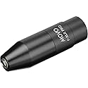 Movo FXLR-PRO 3.5mm (TRS) Mini-Jack Female Microphone Adapter to 3-pin XLR Male Connector with Integrated Phantom Power Converter