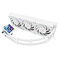 Thermalright Elite Vision 360 ARGB White CPU Water-Cooling Cooler, Standard 120MM Water-Cooling Fan Speed 2150RPM, 2.73-inch Display IPS LCD Screen