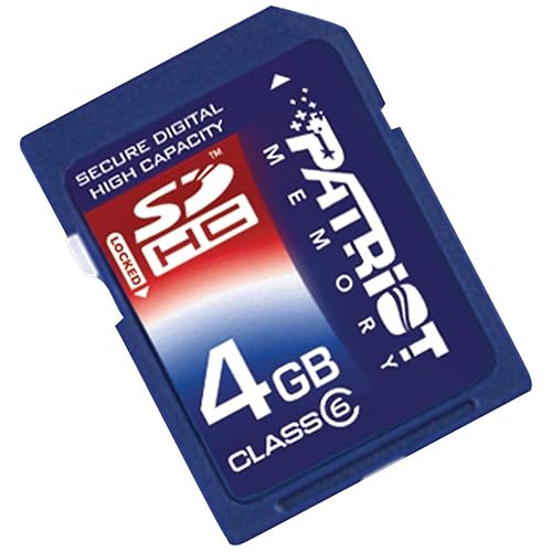 Patriot PSF4GSDHC6 4GB Signature Line SDHC Class 6 Flash Memory Card