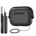 TiMOVO Case for AirPods Pro 3 (2025) with Secure Lock, Hard Shell, Shockproof, Music Headset Design Protective Cover for Apple AirPod Pro 3rd