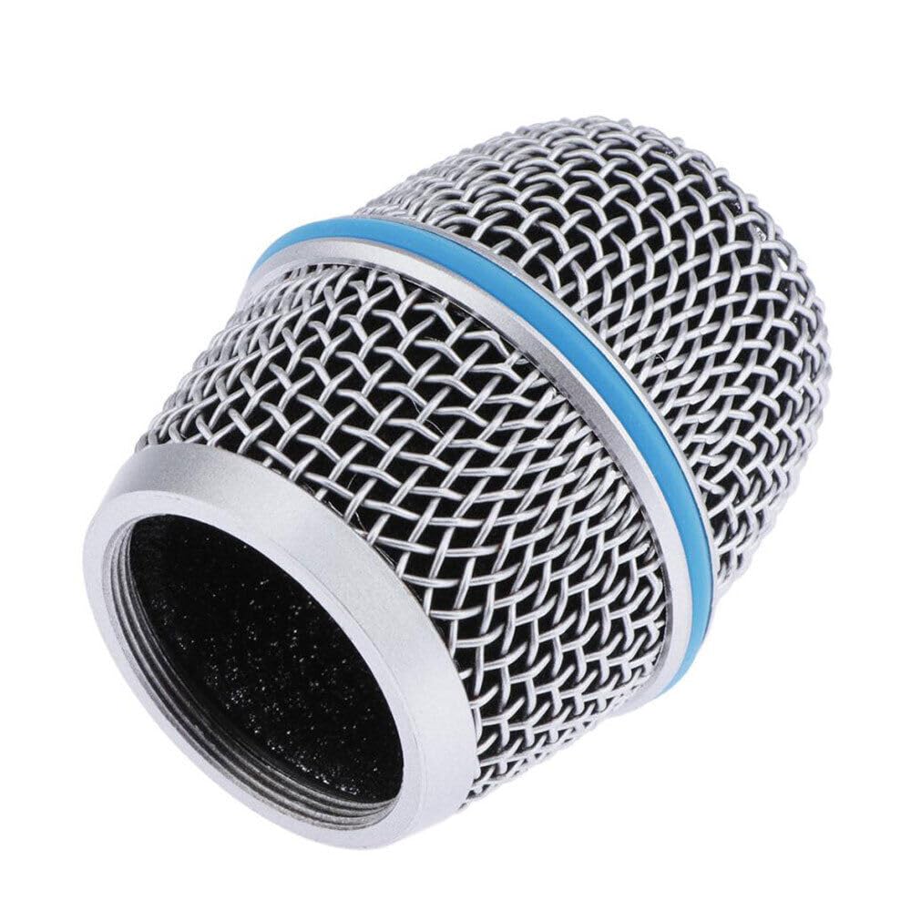 Replacement Microphone Grille Mic Grill Ball Head Mesh Fit For Shure Beta 87A (4PCS)