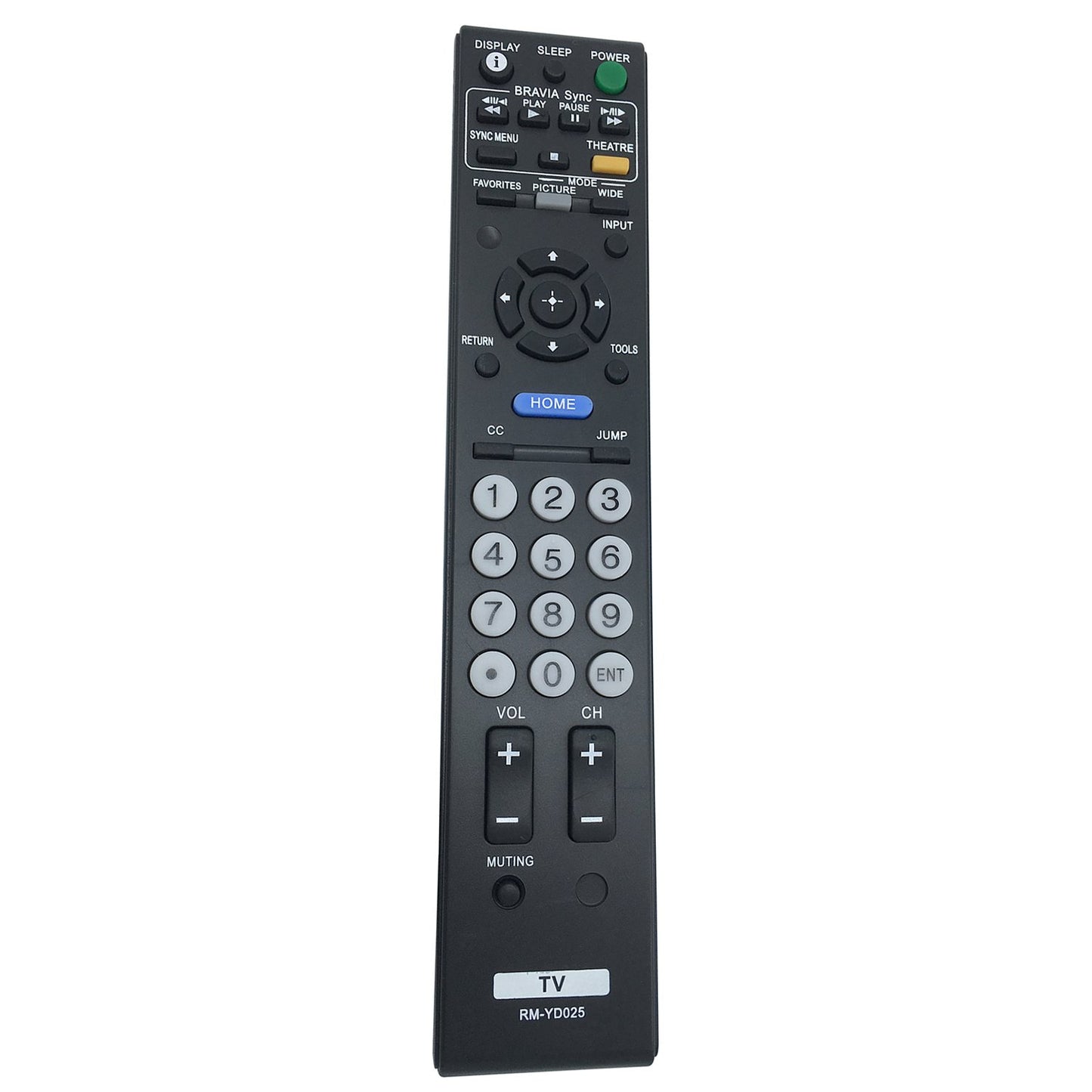 New RM-YD025 Remote fit for Sony TV KDL-40V5100 KDL-40VE5 KDL-46S4100 KDL-46S504 KDL-46S5100, KDL-46V5100 KDL-46VE5 KDL-46VL150 KDL-52S4100