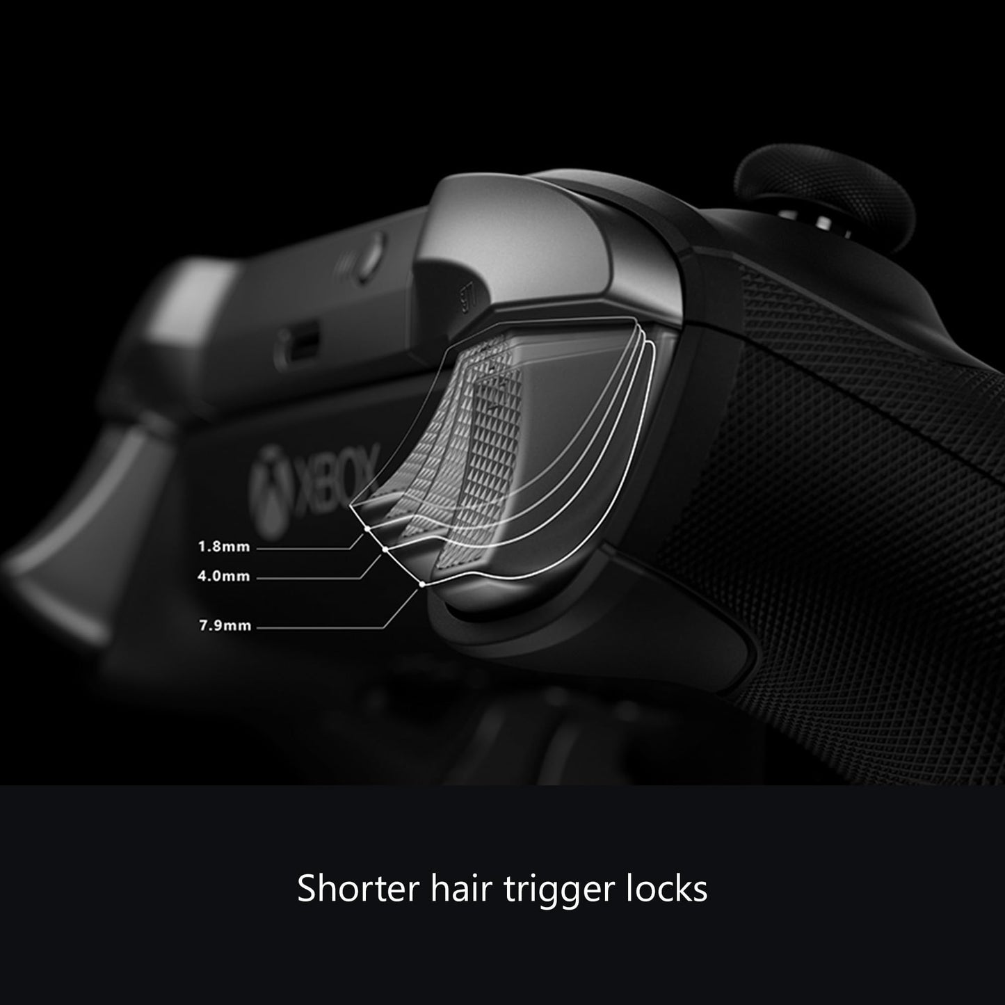 Xbox Elite Series 2 Core Wireless Gaming Controller - Black - Xbox Series X|S, Xbox One, Windows PC, Android, and iOS
