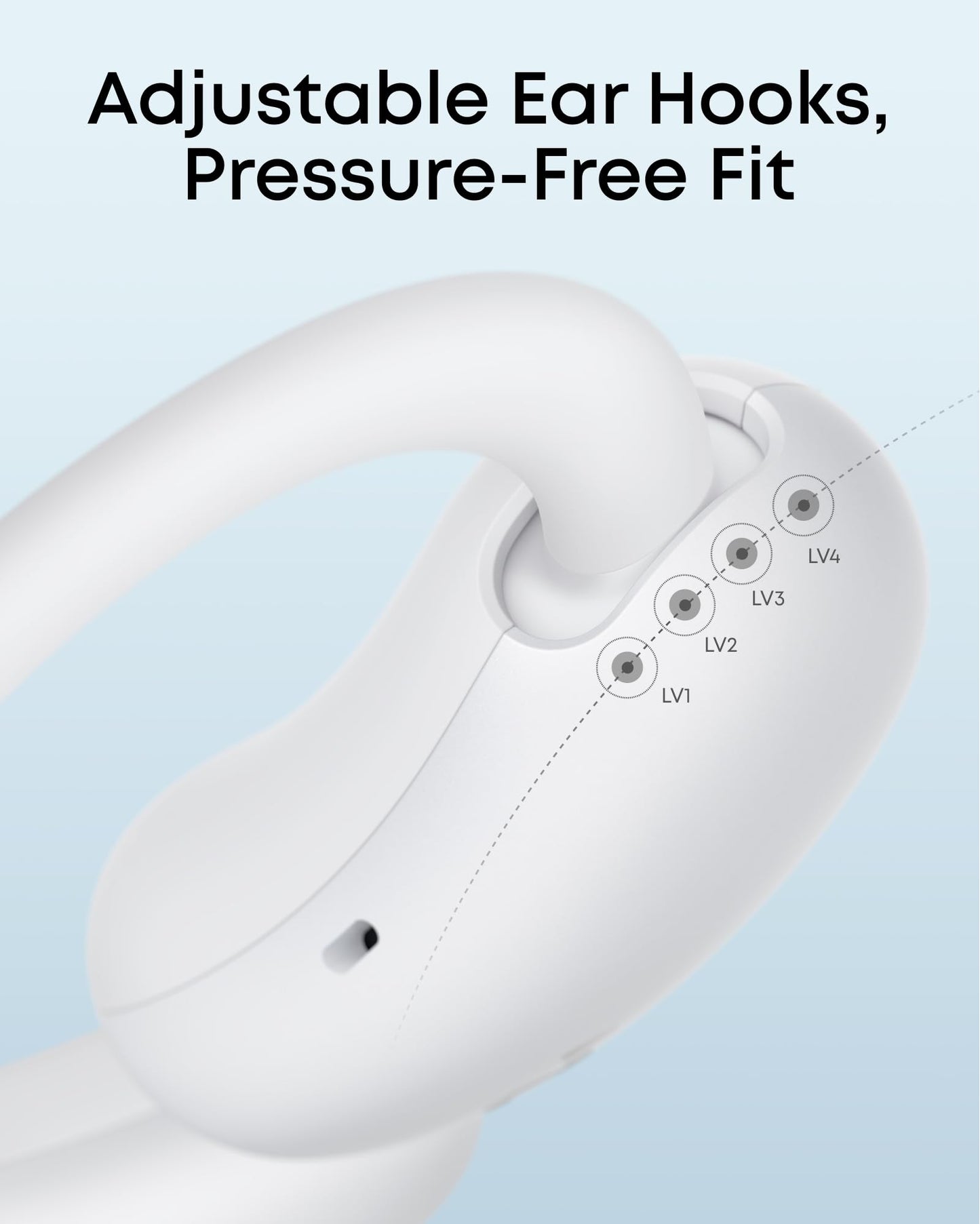 Soundcore AeroFit 2 by Anker Open Ear Earbuds, Open Ear Headphones, Earbuds