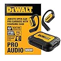 DEWALT Heavy Duty Open Ear Headphones, Bluetooth 5.3 Wireless Earbuds IP55, 44Hrs Runtime, Jobsite Premium Sound True Wireless Air Conduction Open…