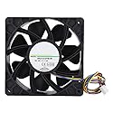 4-Pin Premium Quiet Cooling Fan,12V 1.5A Ball Bearings Dc Cooling Fan,PWM Heavy Duty Cooling Fan - 4500 RPM - 200CFM - 120mm