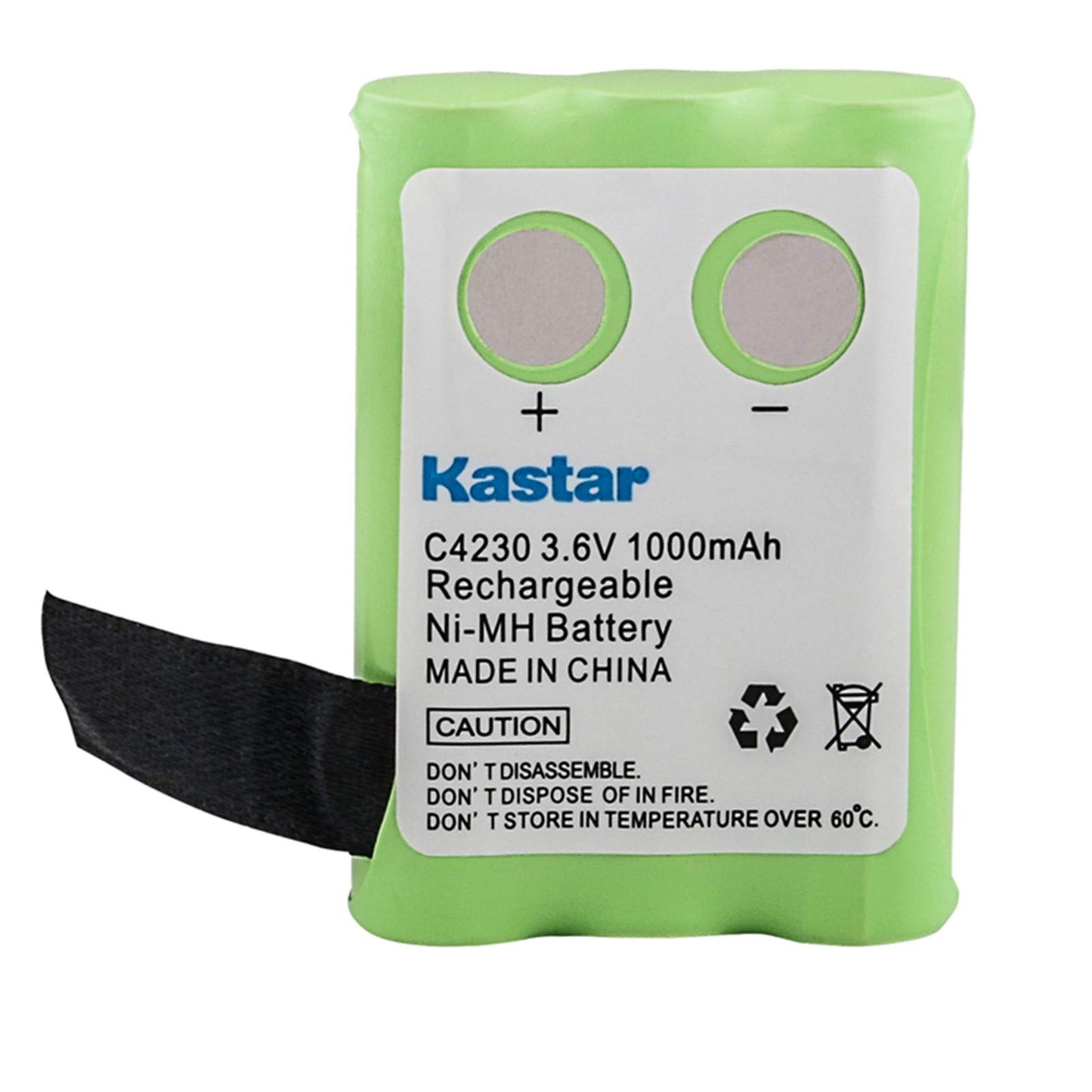 Kastar 1-Pack Cordless Phone Battery Replacement For GP GP80AAAH3BXZ, CLARITY C4220, CLARITY 4230, CLARITY 74235, Clarity Professional C4220 C4230