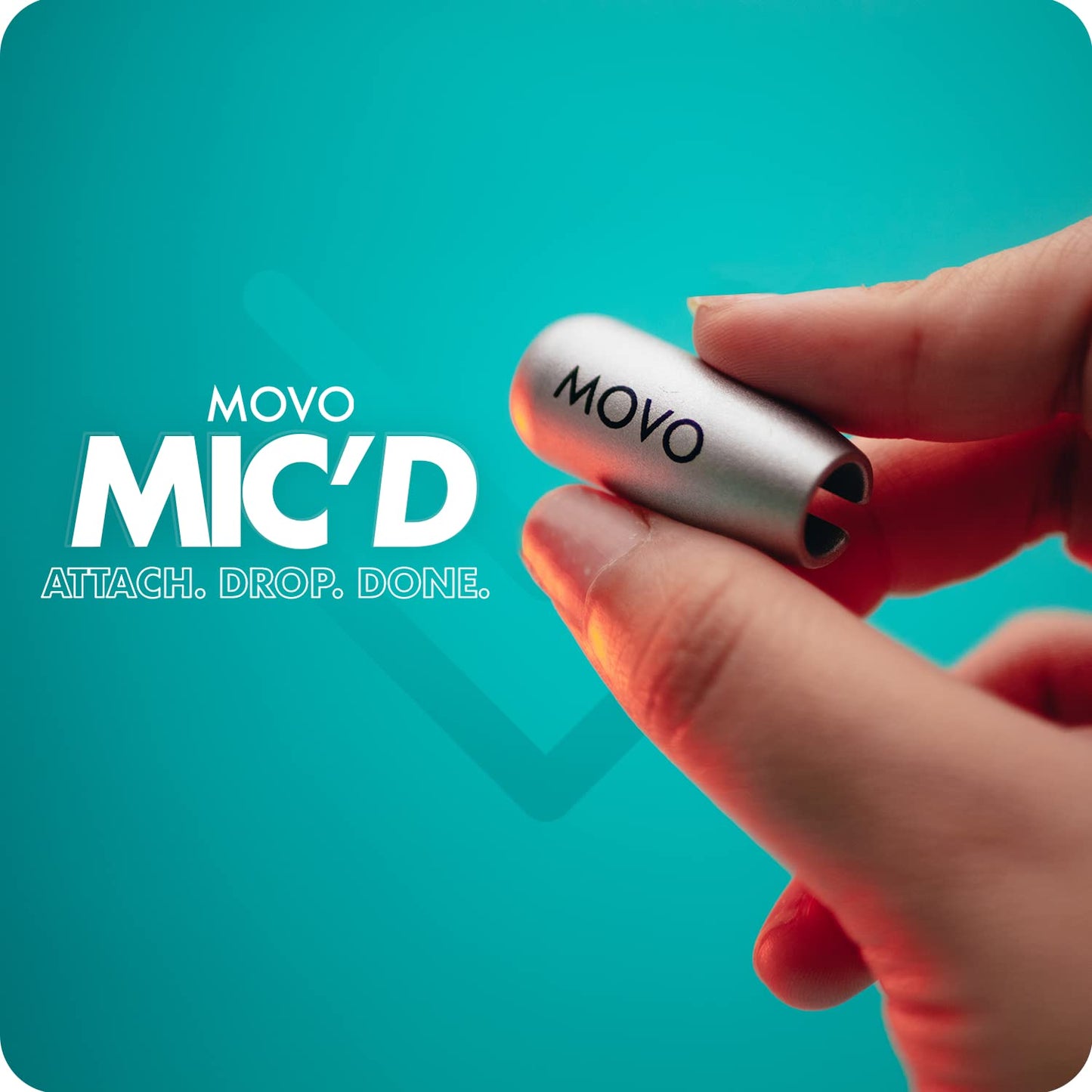 Movo MIC'D Lav Mic Weight - Weight for Lavalier Microphone - Perfect for Sound Departments, Creators, Audio Producers