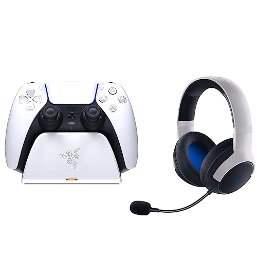 Razer Legendary Duo Bundle for PlayStation 5: Kaira Wireless Headset and Quick Charging Stand for PS5 - (Controller Sold Separately)