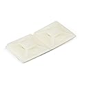 StarTech.com 100 Pack Cable Tie Mounts with Adhesive Tape for 0.18 in. (4.6 mm) Wide Ties - Nylon/Plastic Zip Tie Mounts - Electrical/Network Cable