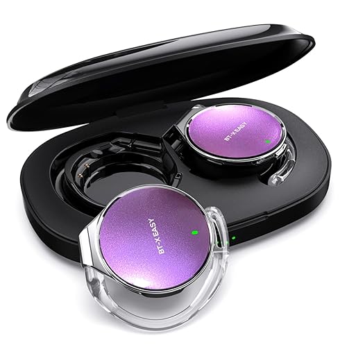 BEVCEFCC Open Ear Headphones, 52Hrs Playtime, Wireless Headphones Hook Over Ear, Clip on Earphones Dual-Device Bluetooth 5.4 Headset for Gym/Home…