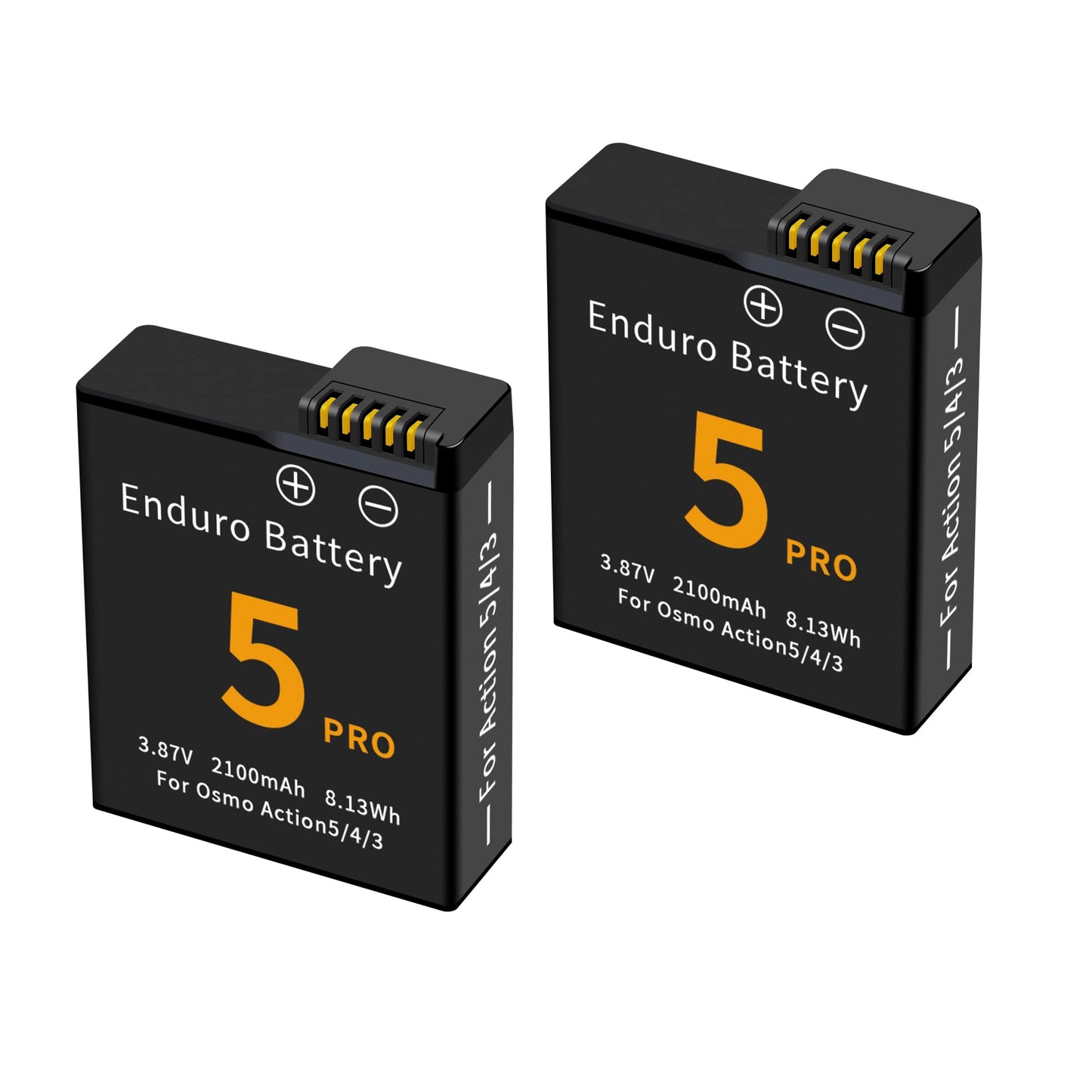 2 Pack For Osmo 360, Action 6, Action 5 Pro 4&3 Battery Compatible with DJI Osmo Action 6, Action 5 Pro Action 3 and Osmo Action 4 Cameras