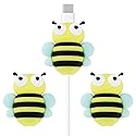 CAIRIAC Phone Charger Protector Cute Animal USB Charger Cable Protectors for Charger, Data Cable Protector Gifts Charger Cable Saver Charging Cable
