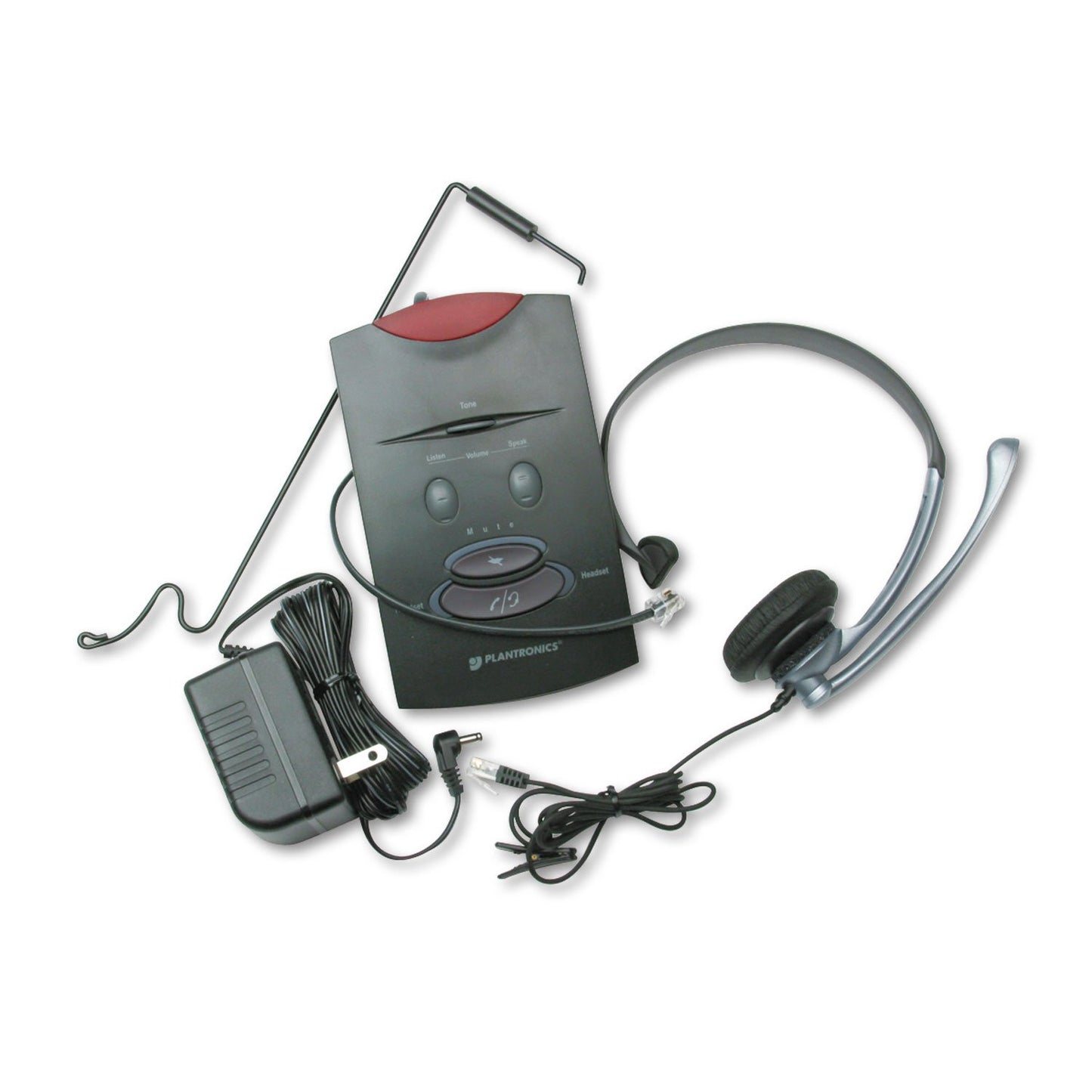 Plantronics TELEPHONE HEADSET SYSTEM S11 65148-11 , Black
