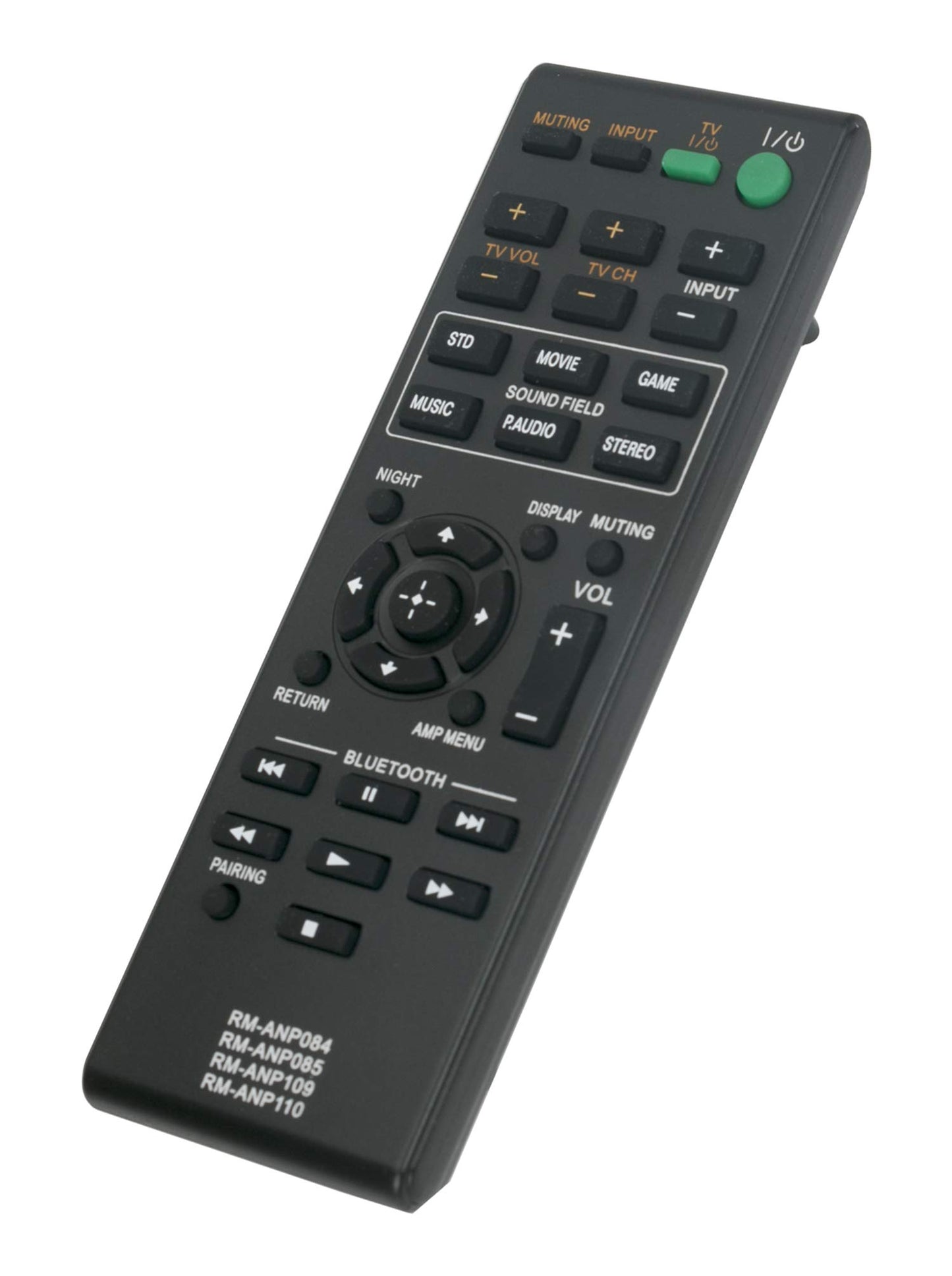 New RM-ANP109 Replaced Remote fit for Sony Audio Vidio System HT-CT260 SA-CT260 HT-CT260C HT-CT260H HT-CT260HP SA-CT260H SA-WCT260H RM-ANP084 HT-CT260