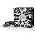 SOTOP IP55 Waterproof Metal Blades Axial Fan, 115V AC 120mm x 38mm High Speed, for DIY Cooling Ventilation Exhaust Projects