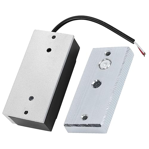 Electric Magnetic Lock,60kg 130LBs Holding Force Electromagnetic Lock for Door Access Control System,Electromagnet Fail- NC Mode(DC24V)