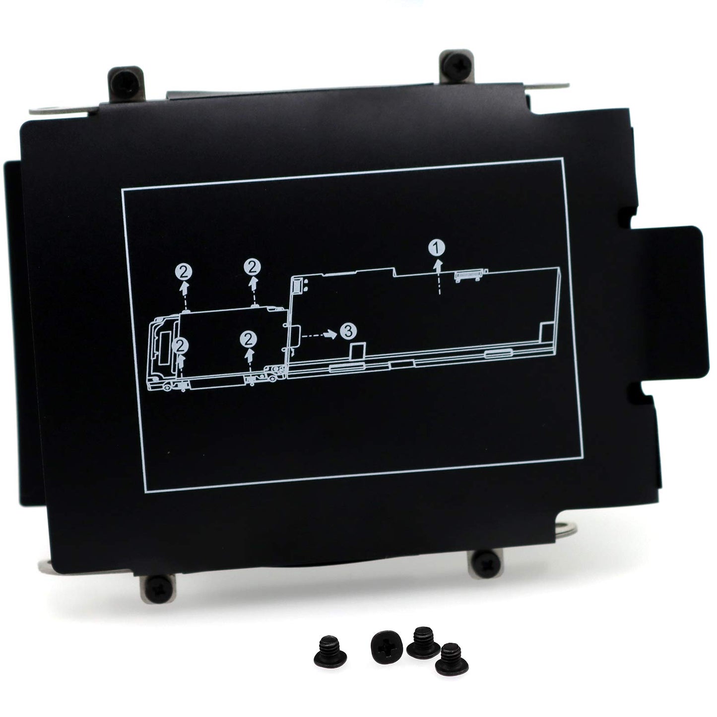 Deal4GO SATA Hard Drive Caddy HDD Bracket Replacement for HP EliteBook 840 850 755 750 745 740 G1 G2 ZBook 14 G1 G2 15U G1 G2