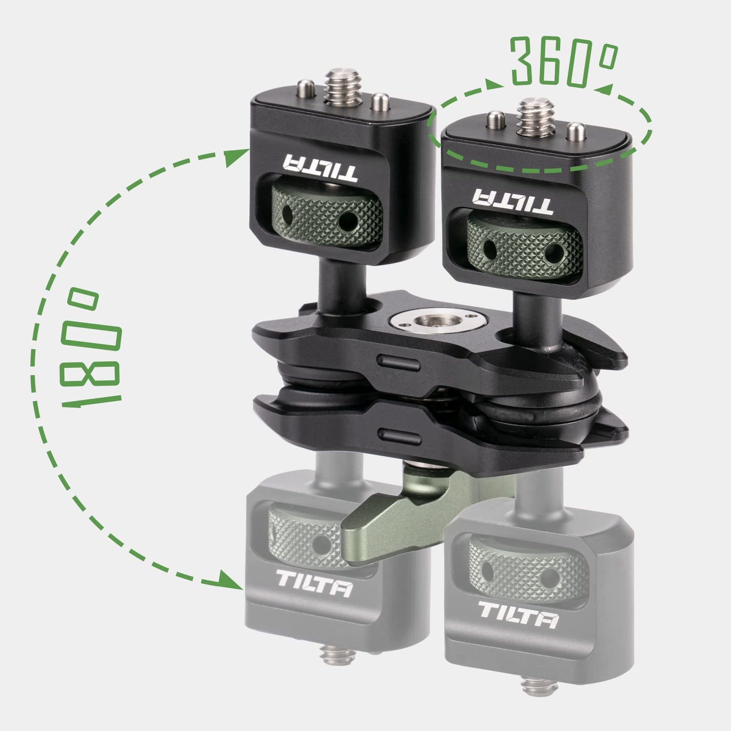Tilta Mini Articulating Arm | Mount Camera Accessories with 1/4"-20 to 1/4"-20 (with Locating Pins) Connectors (Others Available Separately) | TA-MAA