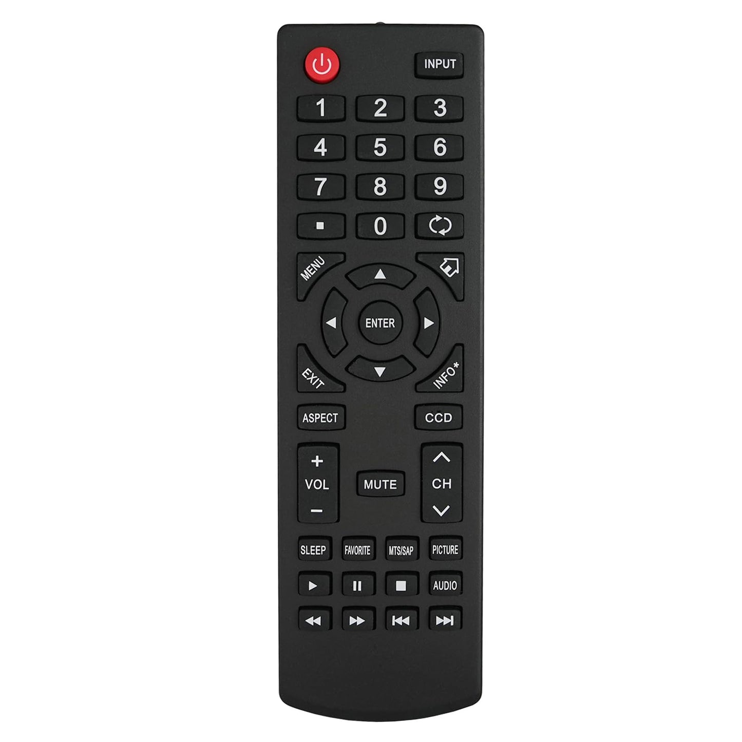 Replacement Remote Control Fit for Dynex DX-46L150A11 DX-LCD37-09 DX-LCD32 DX-26LD150A11B DX-32LD150A11D DX-40L150A11 LCD LED HDTV TV