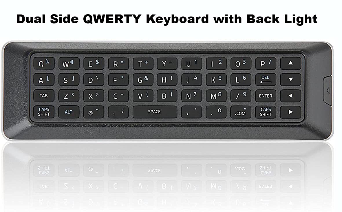 Universal Remote Control, XRT500 Compatible with All Vizio Smart TV Including Dual Side QWERTY Keyboard with Back Light